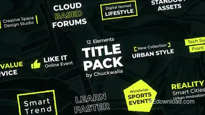 Title Pack Titles template preview