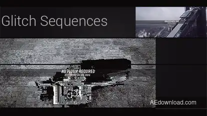 Title Sequence / Glitch Opener Openers template preview