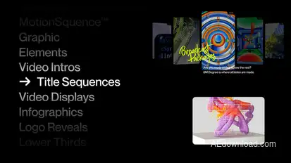 Title Sliders Titles template preview