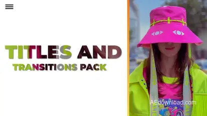 Title Transitions Elements template preview