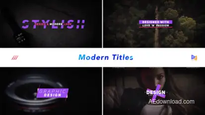 Stylist Titles X Titles template preview