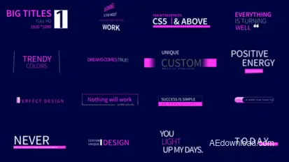 Titles Titles template preview