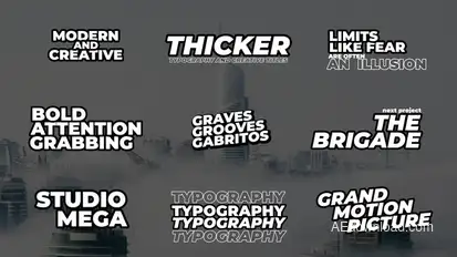 Titles | AE Titles template preview