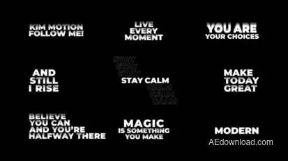 Titles | After Effects Titles template preview