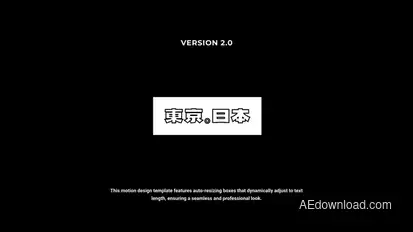 Titles Animator RGB | AE Titles template preview