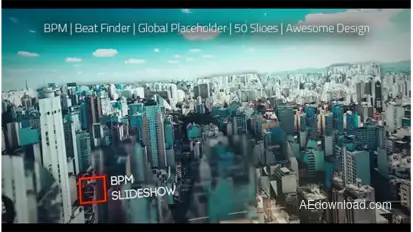 Titles BPM Slideshow Video Displays template preview