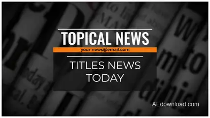 Titles News Titles template preview