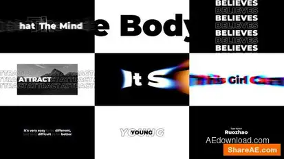 Titles Opener Openers template preview