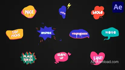 Titles Plate | After Effects Titles template preview