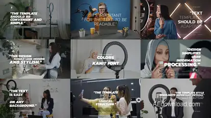 Titles Shadow | After Effects Titles template preview