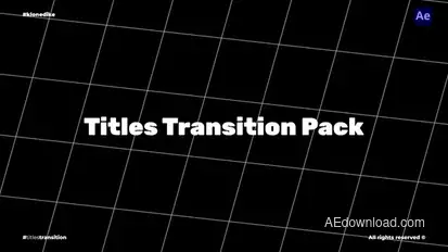 Titles Transition Pack Titles template preview
