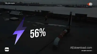 Titles With Counter Titles template preview