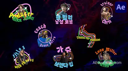 Titles With Photos for After Effects Titles template preview