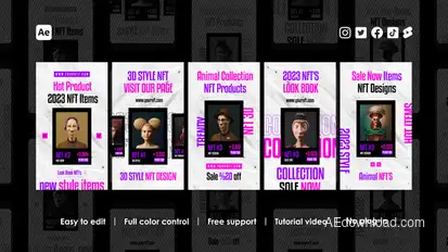 Token Instagram Stories Product Promo template preview