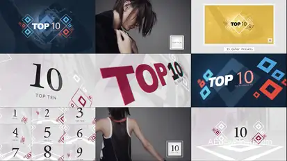 Top Ten broadcast-packages template preview