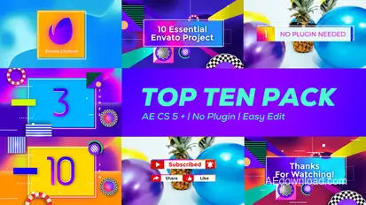 Top Ten Pack Openers template preview