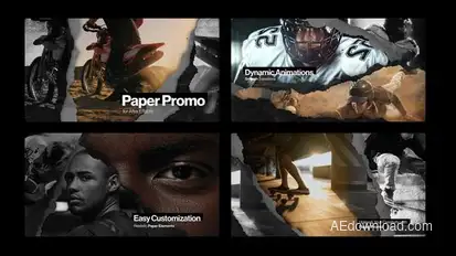 Torn Paper Promo & Transition Elements template preview