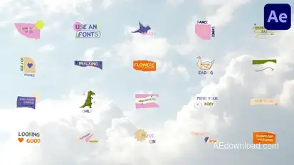 Torn Paper Titles for After Effects Titles template preview