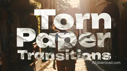 Torn Paper Transitions Elements template preview