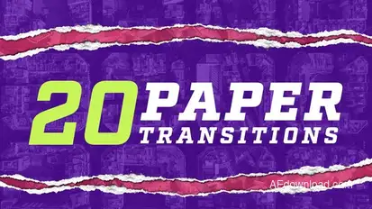 Torn Paper Transitions Elements template preview