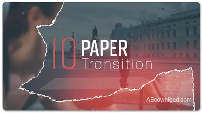 Torn Paper Transitions V2 broadcast-packages template preview