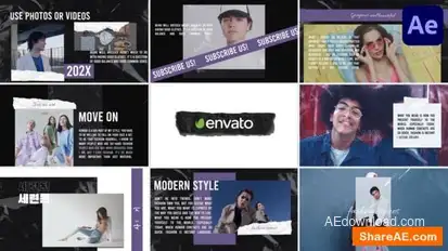 Torn Scenes for After Effects Openers template preview