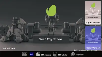 Toy Store Logo Stings template preview