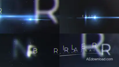 Trailer Titles template preview