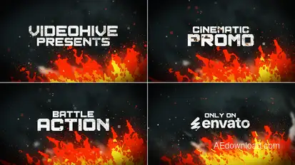Trailer // Cinematic Trailer // Ultimate Fire Trailer Titles template preview