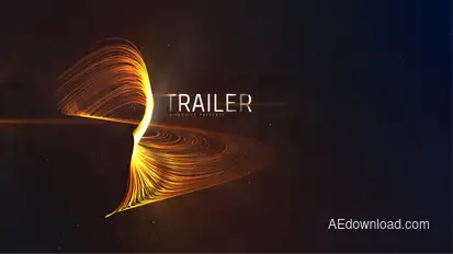 Trailer Lines Titles Titles template preview