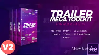 Trailer Mega Toolkit After Effects Openers template preview