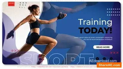 Training Today Sport Promo Openers template preview