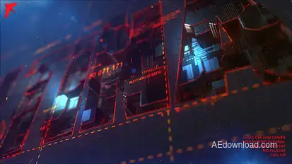 Transforming Element3D Logo Logo Stings template preview