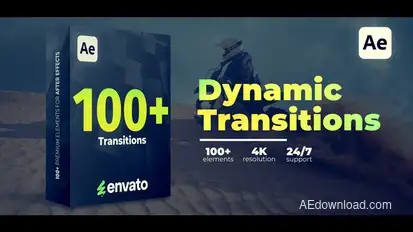 Transitions Elements template preview