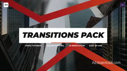 Transitions Pack 3.0 - After Effects Elements template preview