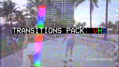 Transitions Pack: VHS | After Effects Elements template preview