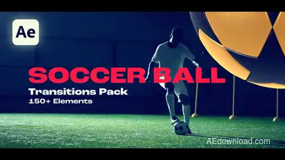 Transitions Soccer Ball - Football Transitions Elements template preview