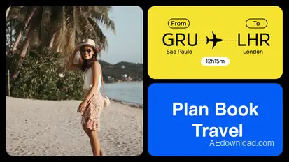 Travel Agency Multiscreen Openers template preview