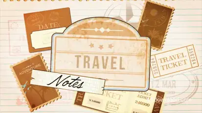 Travel Notes Openers template preview