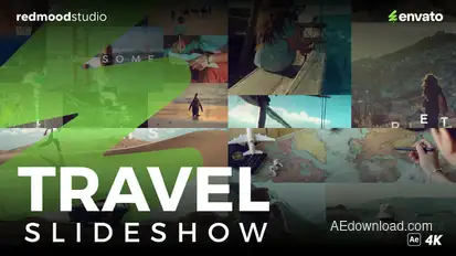 Travel Slideshow Openers template preview