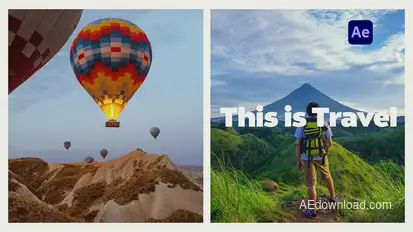 Travel Slideshow Opener Openers template preview