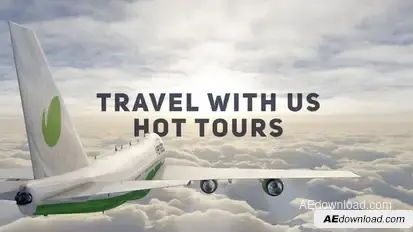 Travel With Us - Hot Tours Logo Stings template preview