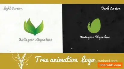 Tree Logo Logo Stings template preview