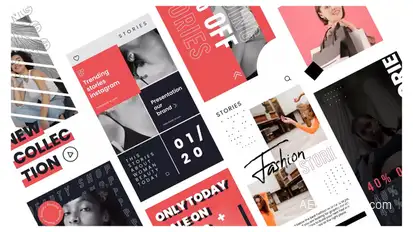 Trend stories instagram Product Promo template preview