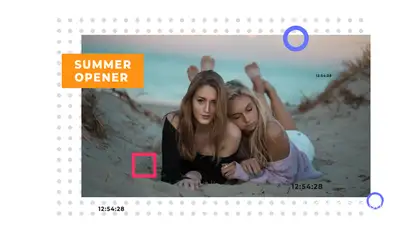 Trend Summer Slideshow Openers template preview