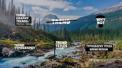 Trend Titles | After Effects Titles template preview