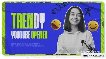 Trendy Blog Intro Openers template preview