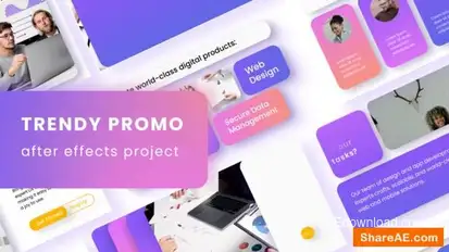 Trendy Business Promo Openers template preview