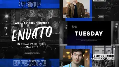 Trendy Event and Conference Promo Openers template preview