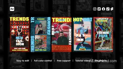 Trendy Instagram Stories Product Promo template preview